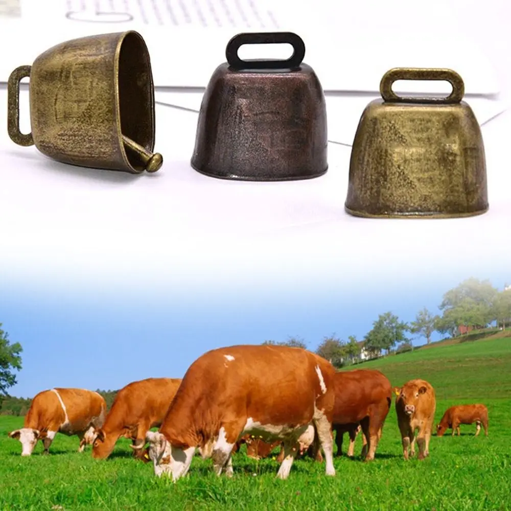 Wind Chimes Doorbells Retro Style Cow Horse Sheep Bells Grazing Copper Bells Animal Bell Copper Loud Bronze Bell