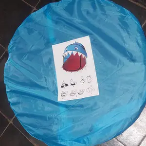 WANJIALE Tenda Anak Karakter Animal Hewan Camping Otomatis Lipat Mainan Tenda Anak Rumah Murah Lipat