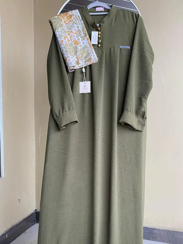 GAMIS SALSA SET HIJAB / GAMIS SALSA CRINKEL SET HIJAB PREMIUM MOTIF / SALSA DRESS SET HIJAB PREMIUM CRINKLE AIRFLOW 4