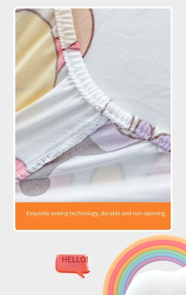 Product Introduction of Cartoon style Premium Cotton 3in1 Bedsheet Cadar Single/Queen/King Size Fitted Bedsheet 950 TC Getah Keliling Free Pillowcase (Cadar Murah) cadar  tds 51