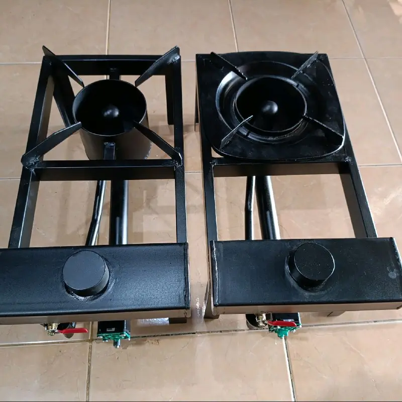 kompor oli bekas api Biru lengkap dengan adaptor, kompor portable 2