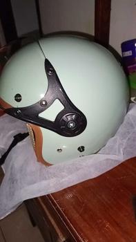 Product Review of HELM BOGO DEWASA KACA PILOT CLEAR MODEL HIJAB RETRO PRIA WANITA LIST BUSA COKLAT FULL LEHER SNI TERBARU MOTORCYCLE from R**k 2