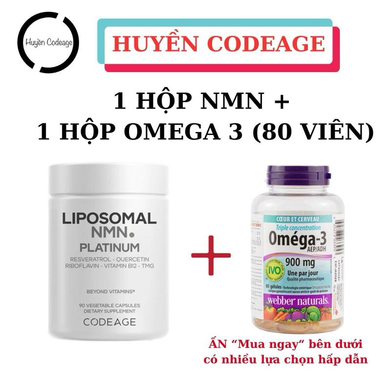    NMN -Giá Tốt  Viên Liposomal NMN Codeage 90 viên - Sản xuất tại Mỹ thuần chay không chứa gluten và sữa hỗ trợ sức khoẻ - Huyền Codeage 