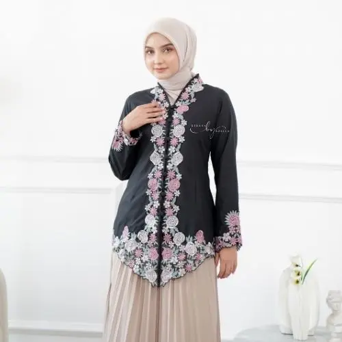 Kebaya Adeeva Series Kebaya Encim Kebaya Bordir Kutu Baru Tradisional Wisuda Brokat Jawa Tasik Dress Pesta