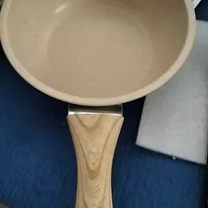 [PROMO BULAN INI] {PO 25 HARI DIKIRIM} TEXANIA Saucepan Panci 20cm Wajan Anti Lengket Warna Cream Kitchenware