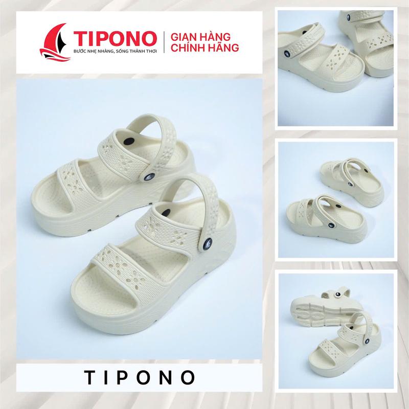 CHƯA KÈM CHARM TIPONO Dép Nữ Quai Hậu Êm Đế 6cm LM84B Chất Liệu EVA Mềm Nhẹ Phối Đồ Đa Dạng Size 33-39 Chính Hãng