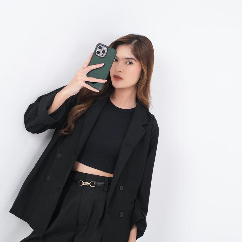 Vexana Leather Case Harcase Softcase simple Polycarbonate Green 8