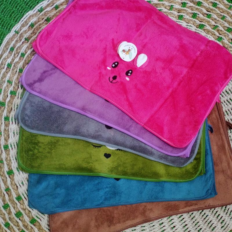 Handuk Mandi bayi Microfiber 50x100 cm Kuping Timbul | Handuk Anak | Premium Souvenir Anak-Anak 2