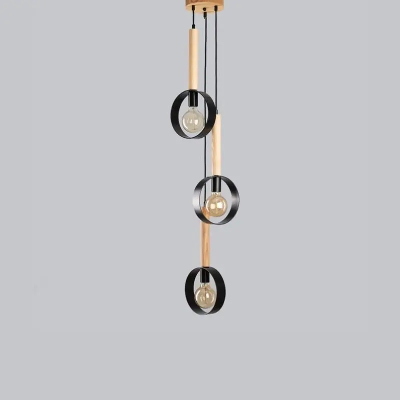 kap lampu gantung easthetic minimalis 3 in 1 Bohlam