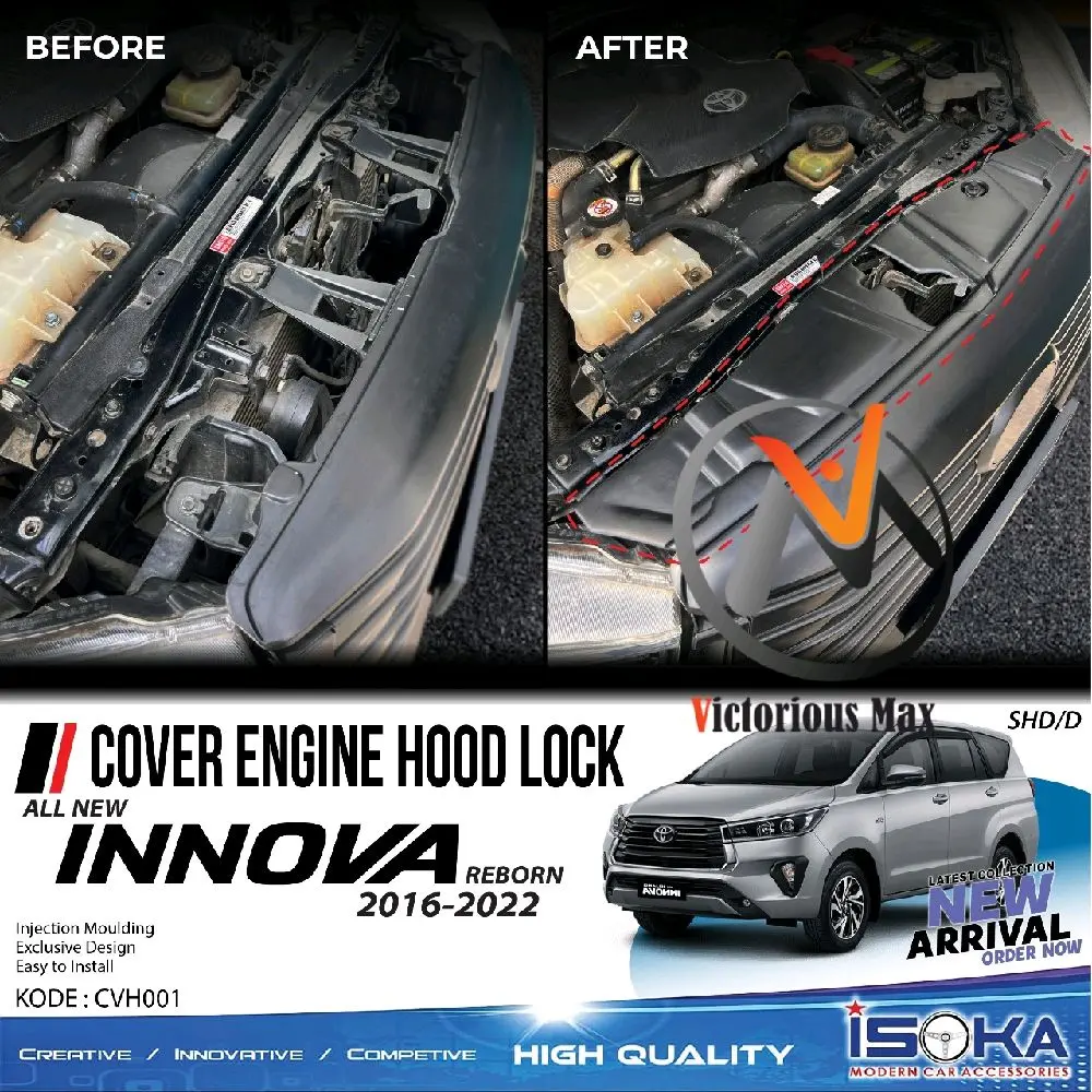 Cover Engine Hood Innova Reborn 2016 - 2025