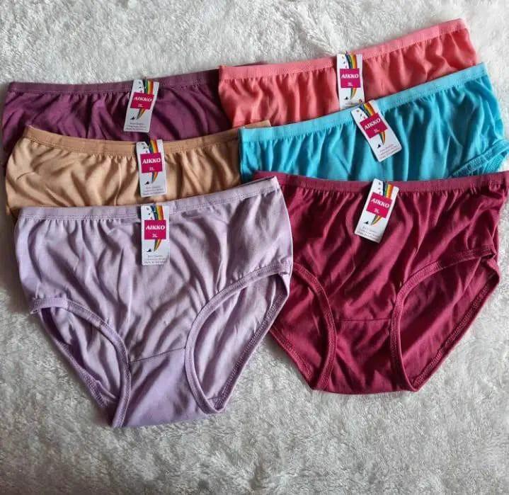 30 ribu dapat 1 lusin / 12 pcs celana dalam wanita nyaman di pakai Polos motif katun Lembut Pendek