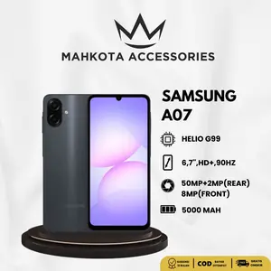 SAMSUNG A07 4GB/64GB 4GB/128GB 6GB/128GB 8GB/256GB GARANSI RESMI - SMARTPHONE/PONSEL