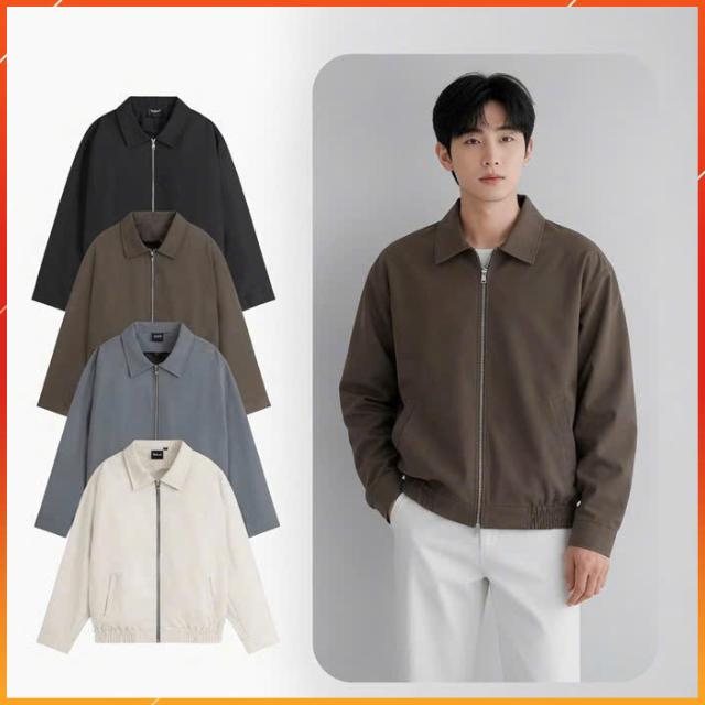 Áo Khoác Gió Nam Nữ 2 Lớp Kháng Nước,Khoá Zip Chất Lượng Dễ Phối Đồ