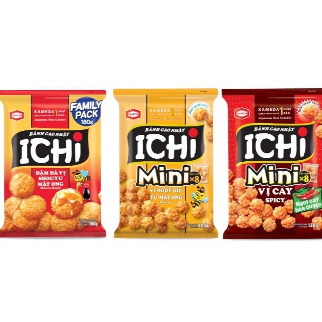  Bánh gạo Ichi mật ong đủ vị ichi vị cay giòn tan ăn là ghiền 