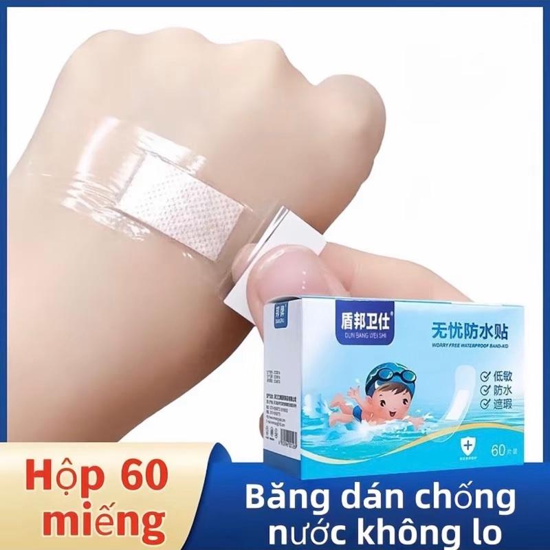 Combo 60 Miếng dán vết thương, chống nước, trong suốt - Bảo vệ da hiệu quả