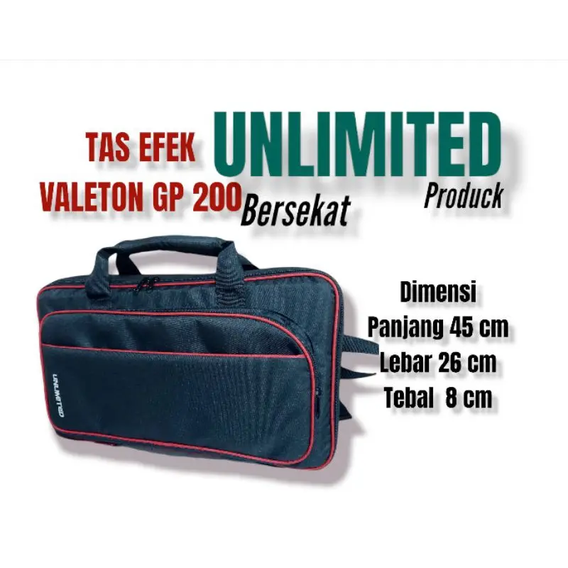 tas efek valeton gp 200 bersekat 45 cm x 26 cm x 8 cm