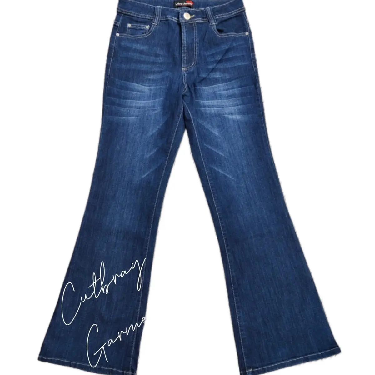 Celana Cutbray Wanita Denim Stretch - Model Terbaru - Jeans Soft