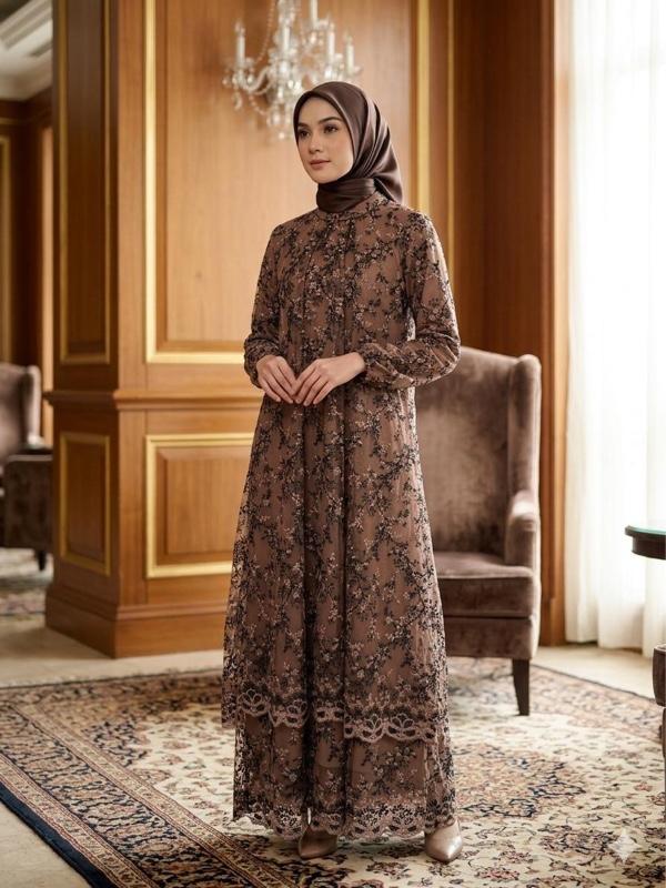 Safani series gamis tulle korneli gunting malaysia cantik dan anggun Safani series gamis tulle korneli gunting malaysia cantik dan anggun