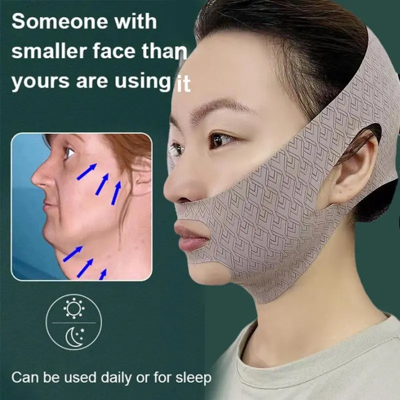 Facial Shaping Bandage V-Face Lifting And Tightening Bandage Improving Facial Lines Double Chin Women's Mask