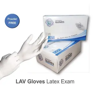 10PCS PUTIH Sarung Tangan Nitrile Safe Glove Examination Glove Putih - Cleaning