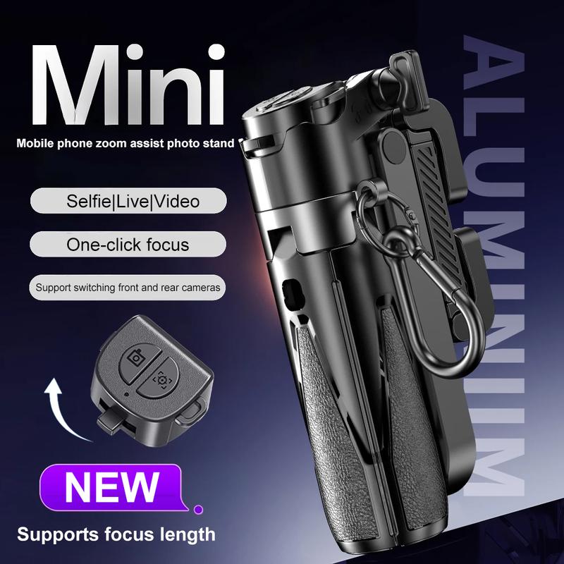  Giá Đỡ Điện Thoại Gấp Cầm Tay Mini P15T Nâng Cấp Mới Nhất Giá Chân Đế Điện Thoại Có Thể Thu Vào Thêm Điều Khiển Từ Xa Bluetooth Chức Năng Thu phóng Thích Hợp Cho Năm 2025 