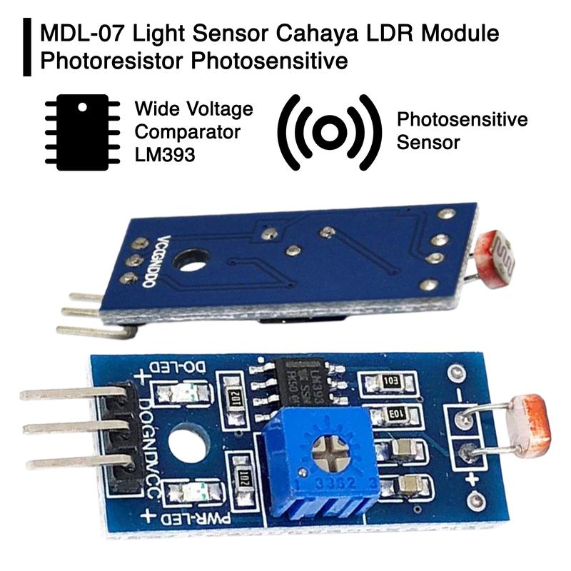 Analog Ldr Module Digital Analog Out Sensor Cahaya LDR Light Sensor Module Light - Shop ...