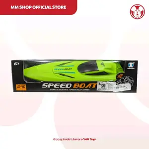 MM SHOP - R/C SPEED BOAT DUS SERIES HIJAU