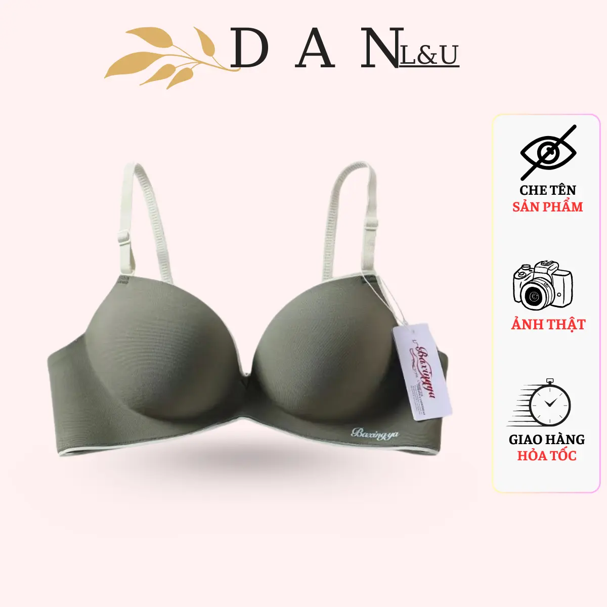 Áo Bra Su Đúc Không Gọng Có Bàn Tay Nâng V1 Siêu Quyến Rũ DAN L&U K92