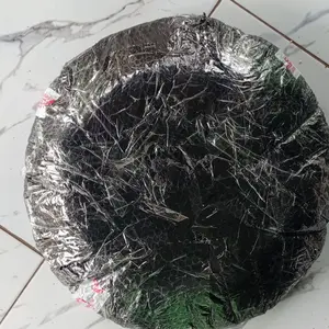 Pawsitive Vibes Papan Garukan Kucing Model Bulat 2 in 1 Tempat Istirahat & Tidur Kucing Desain Nyaman Cekung Kertas Corrugated