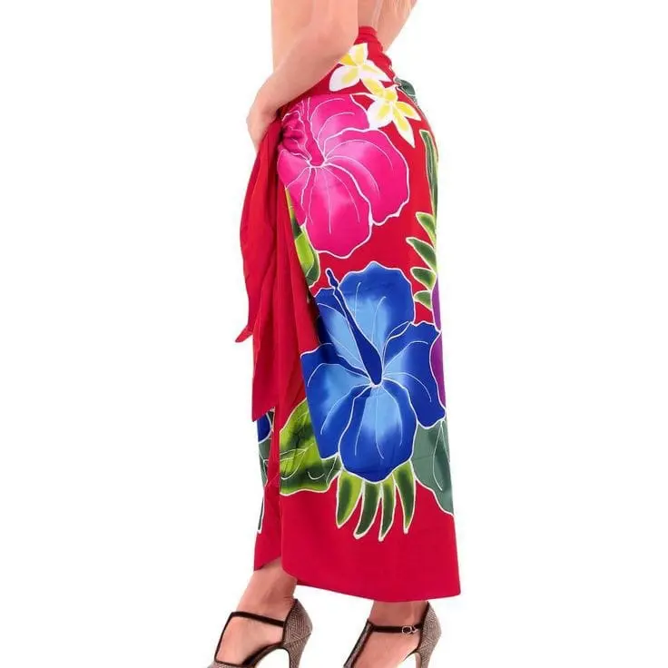 COD Kain Pantai Asmara Gen Z Kain Bali Sarung Bali Pantai  Lukis Motif Bunga Random 185 Cm X 120 Cm