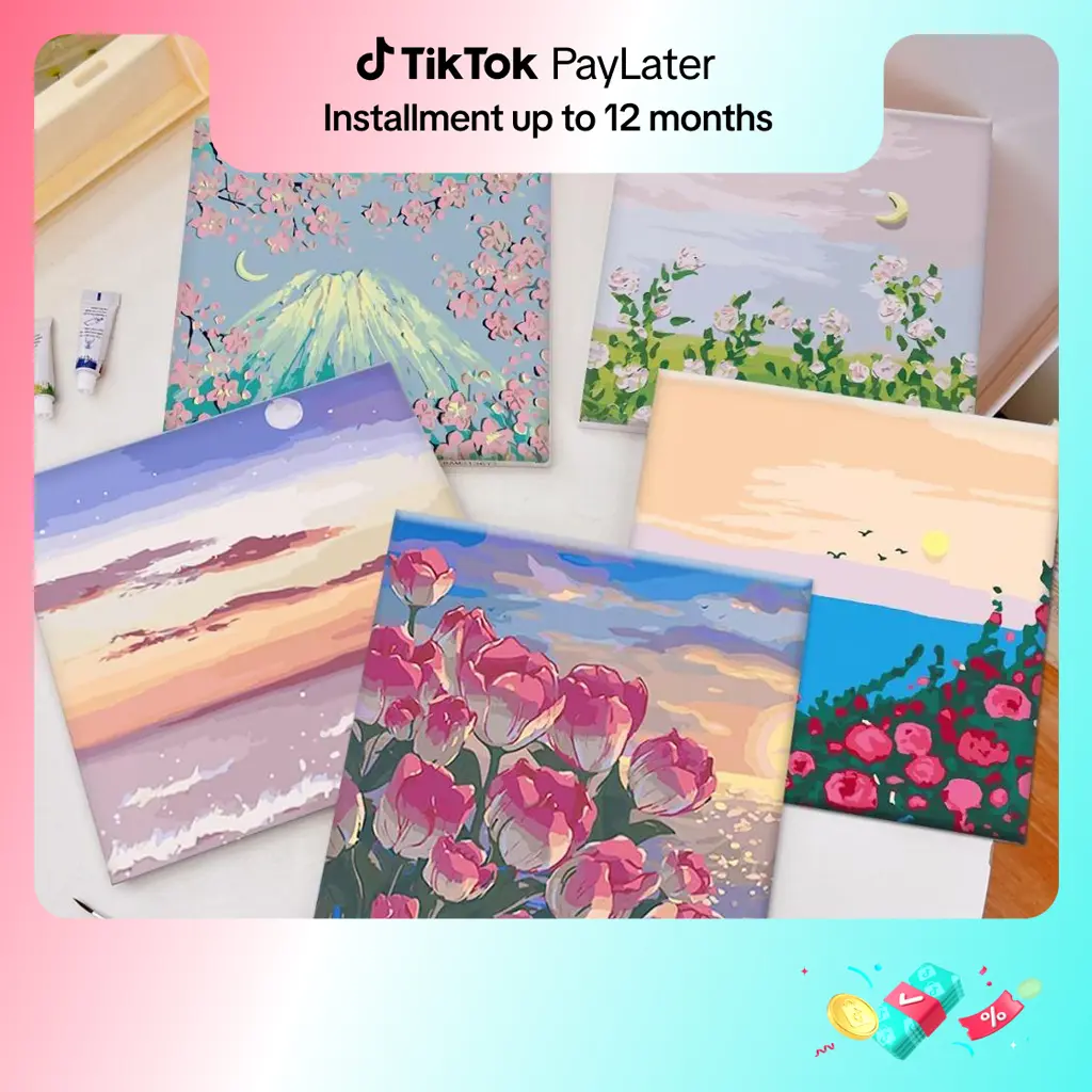 DIY Digital Oil Paint by Numbers Kit - 20x20cm Canvas with Frame - Easy Number Painting for Beginners - Wall Decor - Personalized Artistic Creation