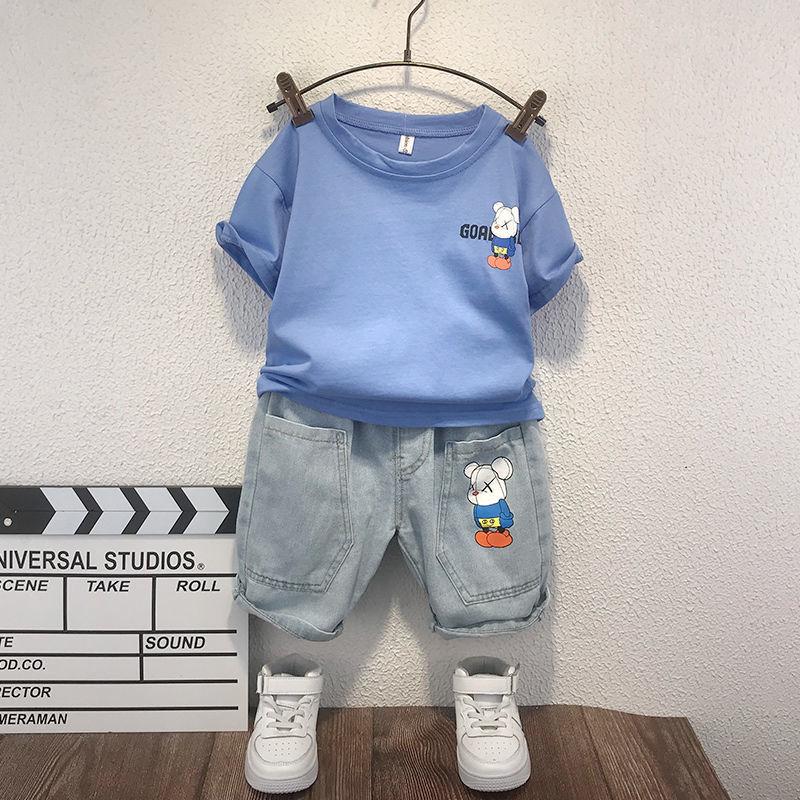Áo Thun Ngắn Tay Thoáng Khí Cho Trẻ Em Và Bé Trai, Áo In Hình Hoạt Hình Mới, 100% Cotton, Mùa Hè 8