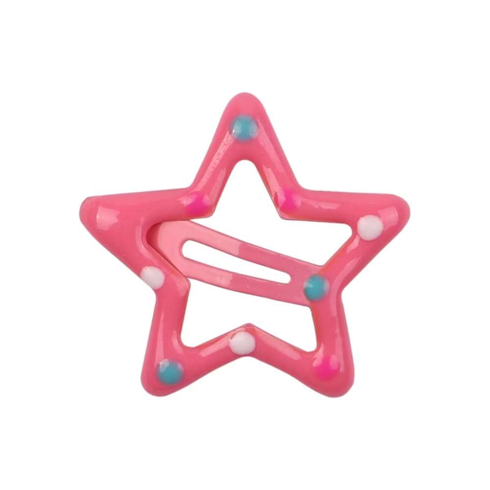 JEPIT BINTANG MIX WARNA | hair clips jepitan rambut motif bintang isi 100 pcs isi 50 pcs  pcs untuk anaK-anak & remaja jepit bintang gliter jepit bintang polkadot volly set 1 y2k aksesoris douyin