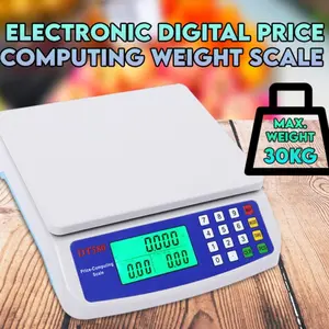 Timbangan Digital 30kg/40kg / Timbangan Duduk Digital/ Timbangan Gantung / Electronic Scale for Fruits, Meat and Vegetables Timbangan Elektronik