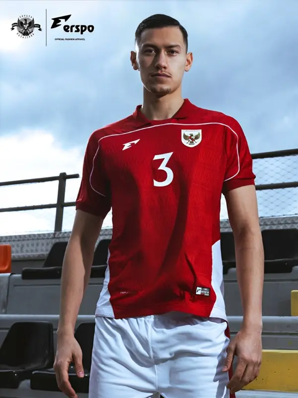 Jersey Erspo Premium Timnas Indonesia Terbaru - Home Red 0