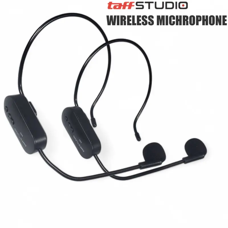 TaffSTUDIO Mik Microphone Wireless Terbaik Mic Imam Sholat 2.4G Headset 2 PCS with Receiver - SI02 8