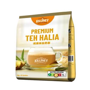 Killiney Premium Teh Halia Beverage - Creamy Ginger Milk Tea - 15 Sachets Per Pack