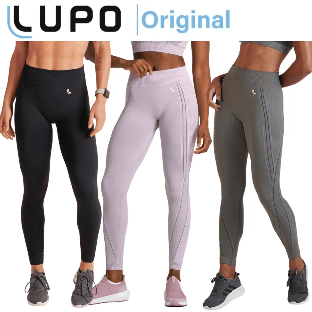 Calça Leg Legging Lupo Max Original Sport Sem Costura Levanta Bumbum Academia Treino Alto Rendimento