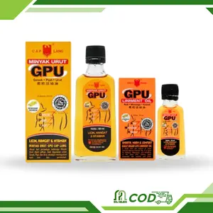 GPU Minyak Urut Gosok, Pijat, Urut 30ml & 60ml