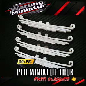 Per Daun untuk miniatur truk plastik, bahan PVC, bisa oleng, kuat dan sudah persisi dipasang di miniatur truk plastik.