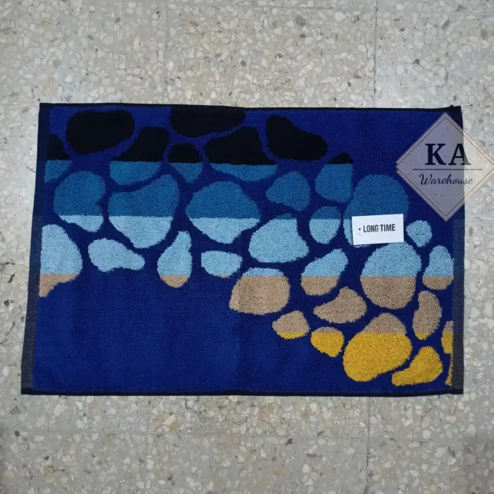 Keset Kaki Kamar Mandi / Keset Kaki Handuk / Keset Motif / Keset Kaki - Orange Sepatu 0