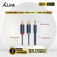 Gambar Kabel Jack RCA Audio to 3.5mm Aux Stereo Braided - CF13, 1M dari XLink Surabaya Kota Surabaya 2 Tokopedia