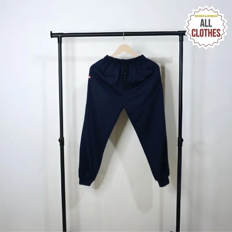 Celana Jogger Training Pria Wanita Unisex Olahraga Sport babytery Motif Polos Bahan Premium 2