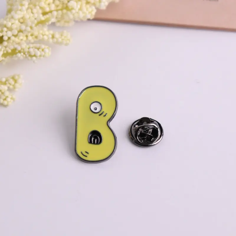 Aksesoris Mini Bross Pin Topi Baju Hijab Abjad ABC Kupunyatopiii 5