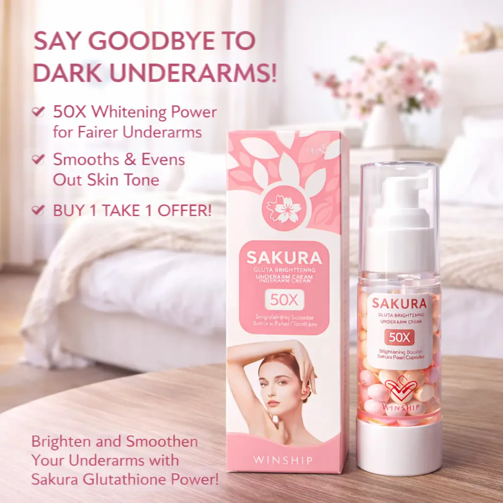BUY 1 TAKE 1 FDA Approved WINSHIP Sakura Underarm Whitening Cream Body  Lotion Moisturizer 30g Moisture Smooth Nourishing Hydrating Cosmetic Skin  Repair - TikTok Shop Philippines