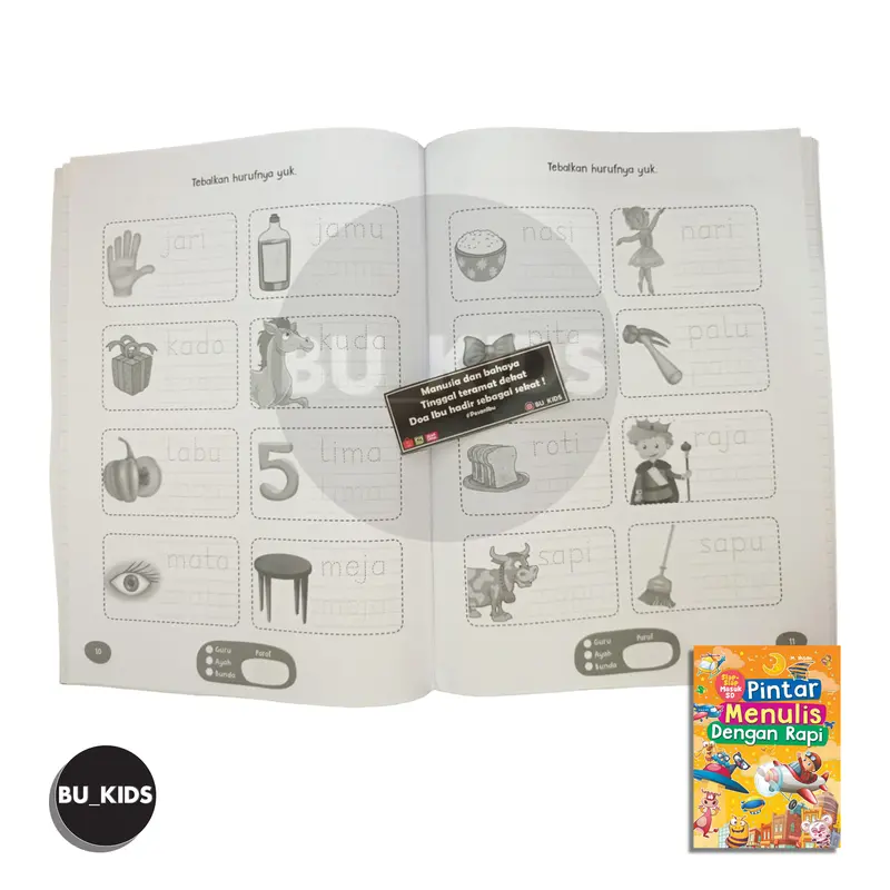 Buku Menulis Anak TK & PAUD Pintar Menulis Dengan Rapi Siap Masuk SD Kelas 1 6