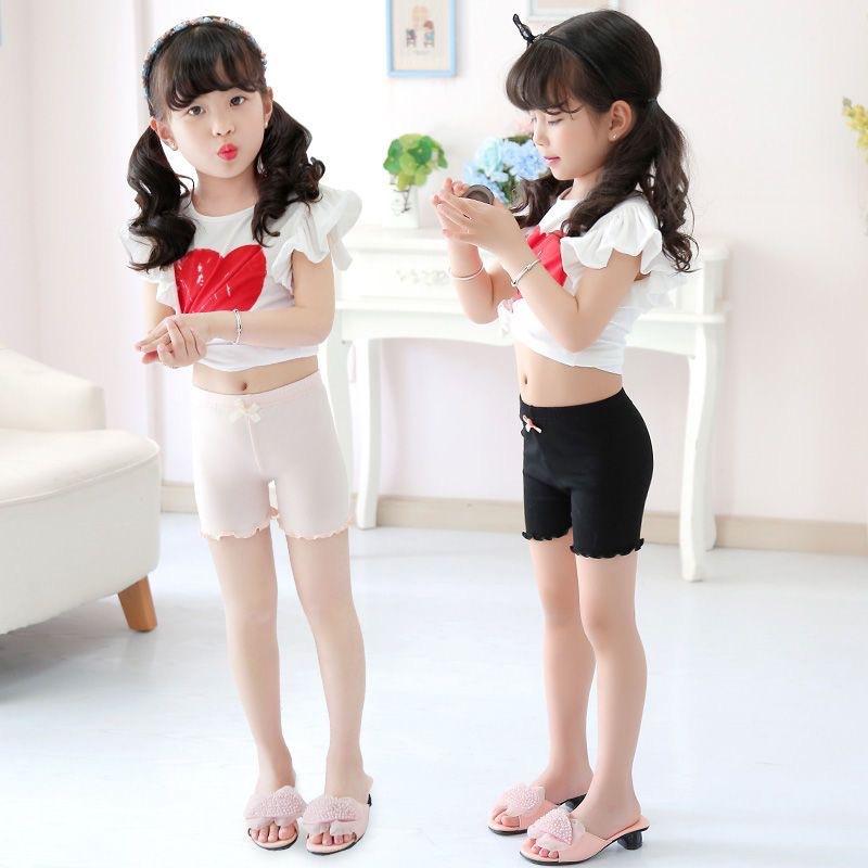 Product Introduction of Cute Bow Girls Shorts Safety Pants Underwear Children Spring Summer Short Underpants for 3-8 Years 9