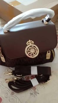 Product Review of Denifor C113  Luxury Bag Women's Bags Wording Design Brown Pvc Zipper sling bag  women beg silang  besar from V**i A**h 2
