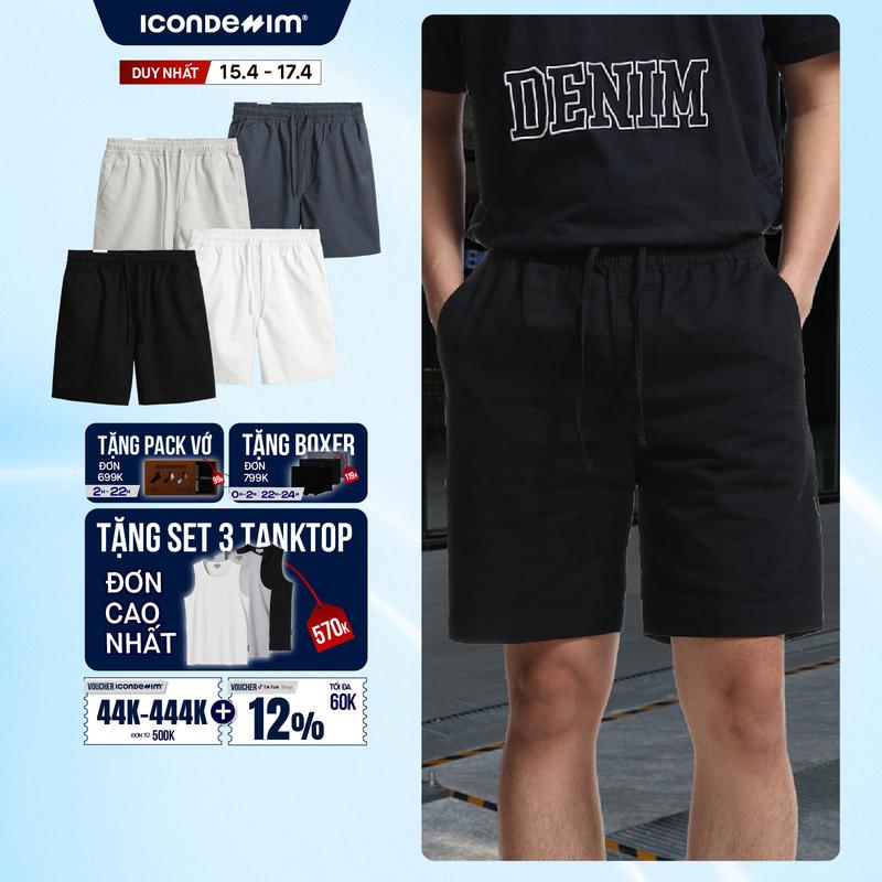 Quần Short Nam Kaki Fabric Slim Fit QSID0137