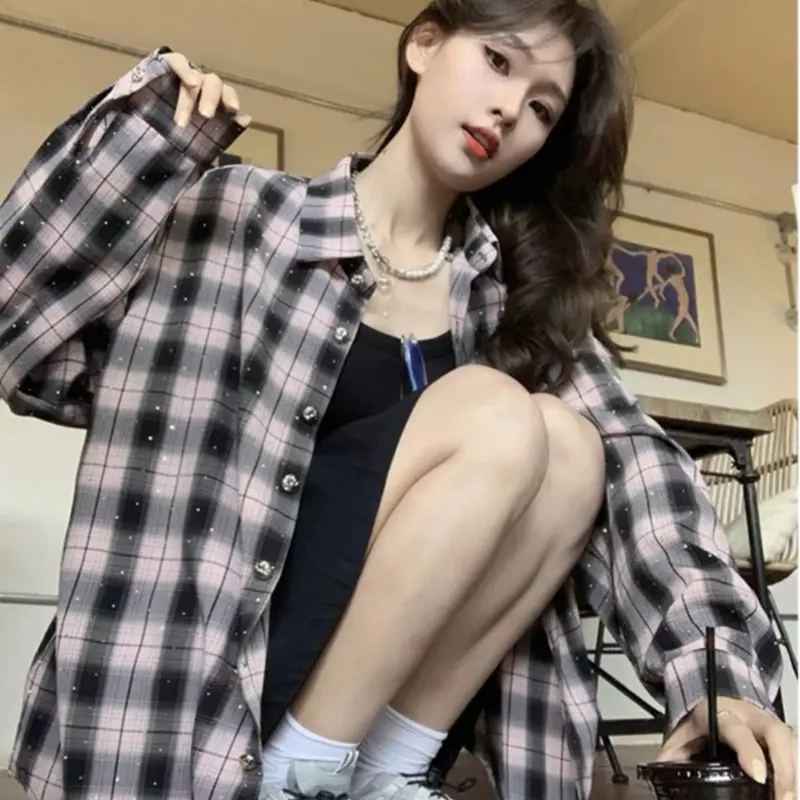 Kemeja Kotak mote mote import 2